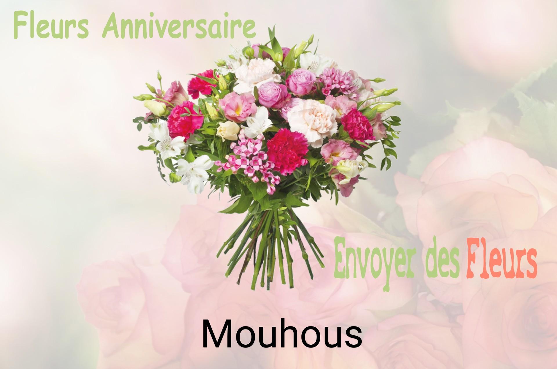 Bouquet de fleurs d’anniversaire livré à Mouhous